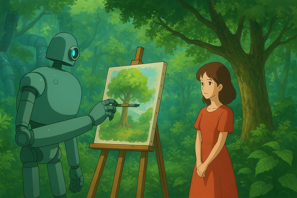 IA e os estúdios Ghibli